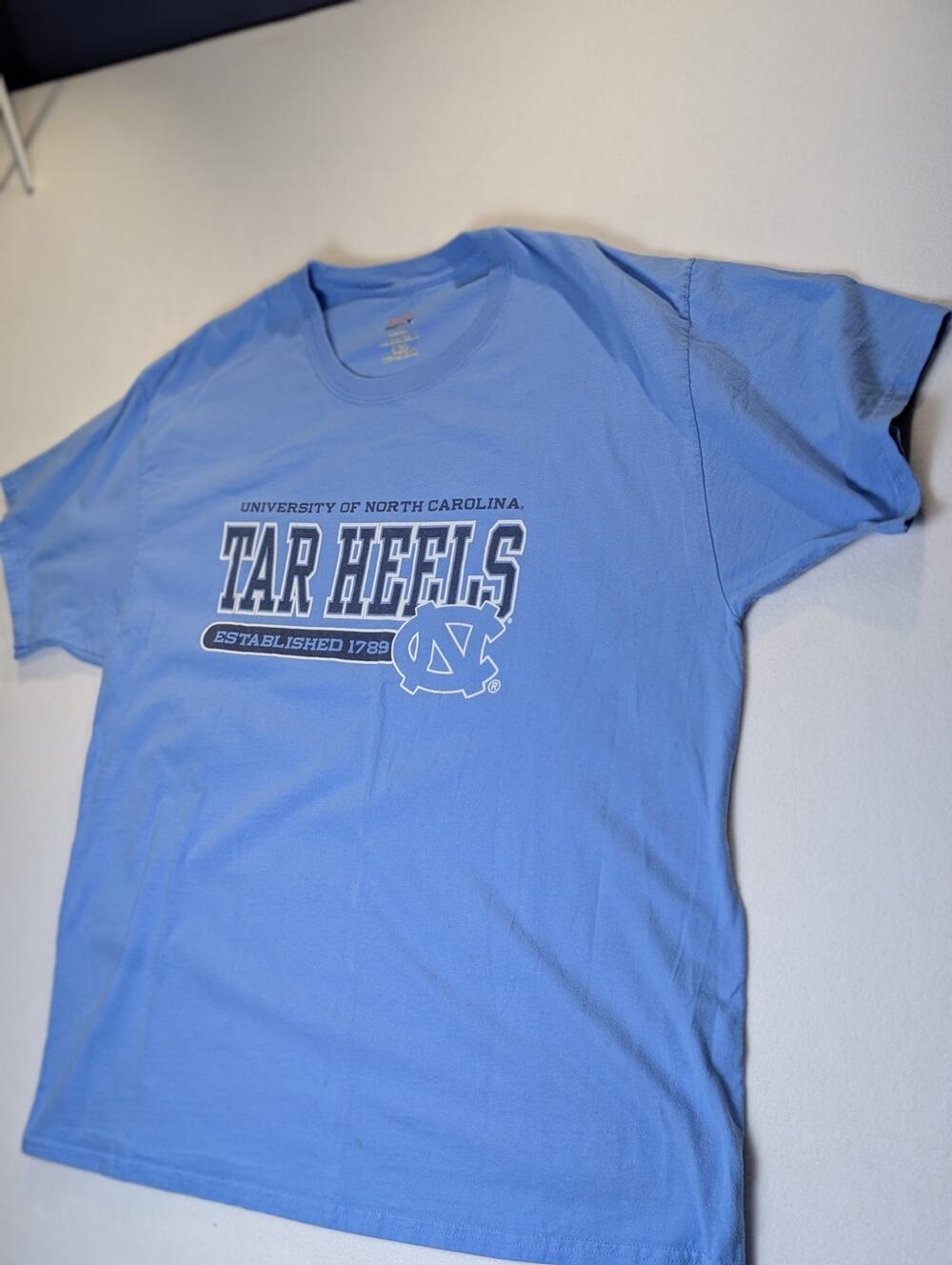 University of North Carolina Tarheels Hanes Beefy T Shirt Size XL
